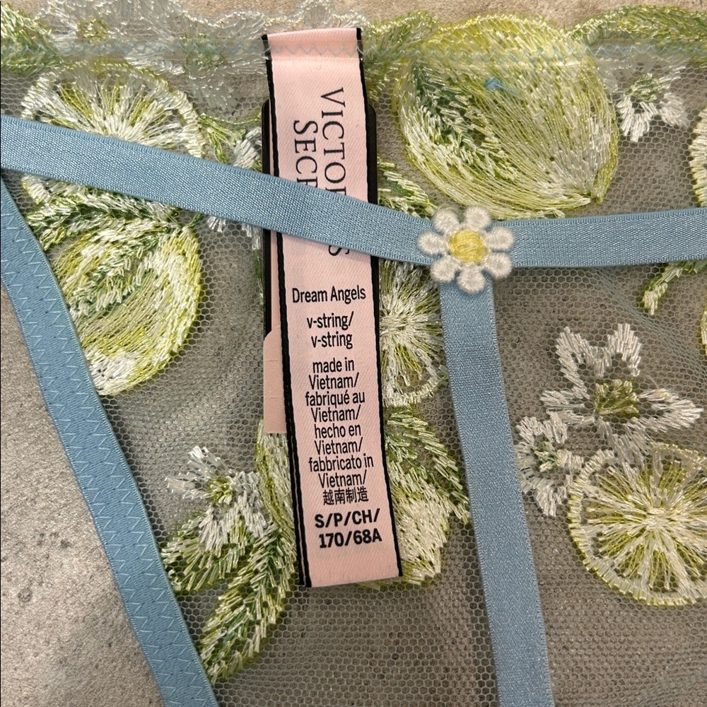 Victoria's Secret Lemon Embroidery Panty - Picture 4 of 5